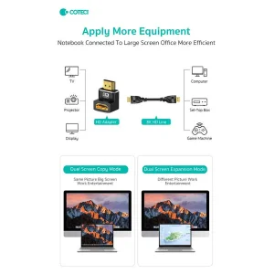 مبدل HDMI کوتتسی مدل 87604 L-TYPE