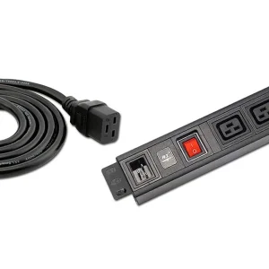 کابل برق 3 پین سرور منبع تغذیه بافو مدل EU-C19 3Cx1.5MM طول 2 متر