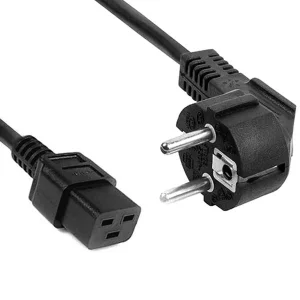 کابل برق 3 پین سرور منبع تغذیه بافو مدل EU-C19 3Cx1.5MM طول 2 متر