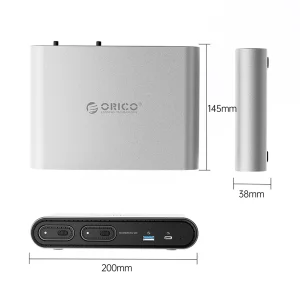 داک هارد و مبدل اوریکو مدل ORICO-PTM2