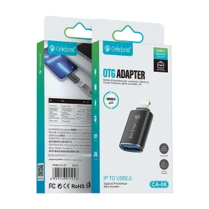 مبدل OTG USB به لایتنینگ سلبریت مدل CA-08