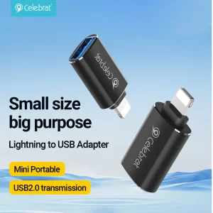 مبدل OTG USB به لایتنینگ سلبریت مدل CA-08