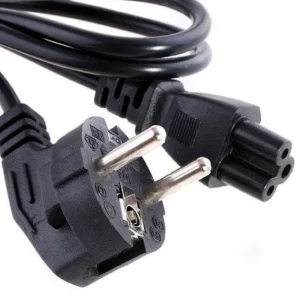 کابل برق سه پین منبع تغذیه لپ تاپ بافو مدل EU-C5 3Cx1.5MM طول 1.5 متر