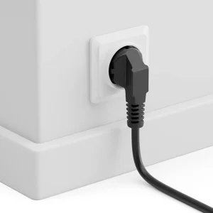 کابل برق سه پین منبع تغذیه لپ تاپ بافو مدل EU-C5 3Cx1.5MM طول 1.5 متر