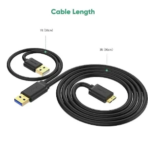 کابل هارد USB 3.0 یوگرین مدل US140-10382 طول 1 متر