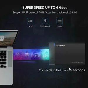باکس تبدیل SATA به USB3.1 یوگرین مدل US221-50743