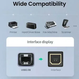 مبدل USB-C به USB-B یوگرین مدل US382 کد 20120
