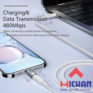 مبدل لایتنینگ به USB-C میچان مدل g5