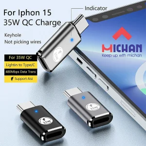 مبدل لایتنینگ به USB-C میچان مدل g5