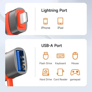 مبدل USB به لایتنینگ مک دودو مدل OT-260