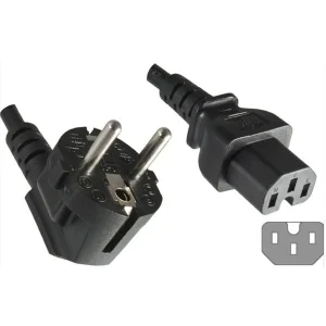 کابل برق سه پین منبع تغذیه کامپیوتر بافو مدل 3x1.5mm-EU-C15 طول 3 متر