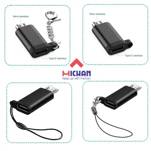 مبدل USB-C به MICROUSB میچان مدل S1