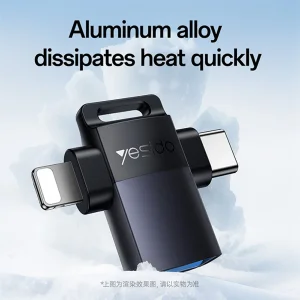 مبدل USB-C  به لایتنینگ OTG یسیدو مدل GS35