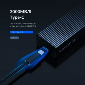 قاب اس اس دی اکسترنال NVMe M.2 اوریکو مدل M2PVC3-G20