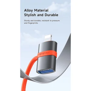 مبدل USB-A به لایتنینگ مک دودو مدل OT-2600 Silicone hook