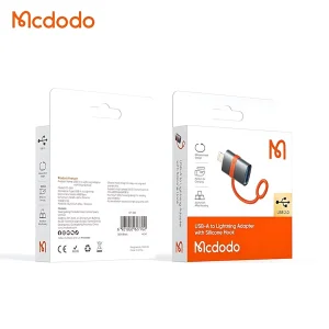 مبدل USB-A به لایتنینگ مک دودو مدل OT-2600 Silicone hook