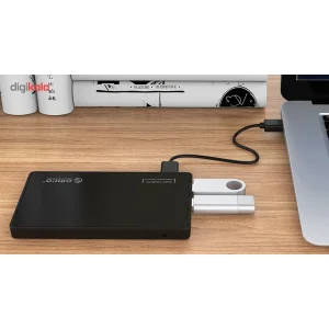 قاب اکسترنال هارددیسک 2.5 اینچی USB 3.0 اوریکو مدل 2588H3 به همراه هاب