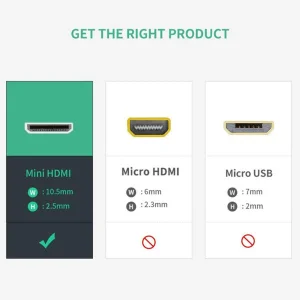 مبدل Mini HDMI به HDMI یوگرین مدل 20137