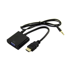 مبدل HDMI به VGA بافو مدل 5855 به همراه کابل AUX