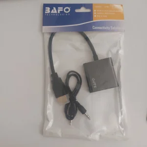 مبدل HDMI به VGA بافو مدل 5855 به همراه کابل AUX