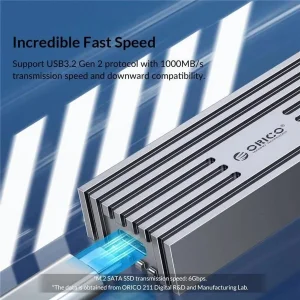 قاب M.2 NVMe/NGFF(SATA) SSD اوریکو مدل FV35C3-G2