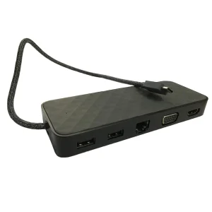 مبدل USB-C به HDMI / VGA / LAN / USB-C / USB-A اچ پی مدل Travel Dock