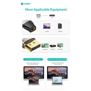 مبدل Mini DisplayPort به Display Port کوتتسی مدل 87607