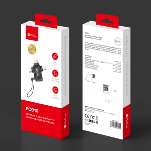 مبدل لایتنینگ به USB-C / USB / micro USB پرووان مدل PCO10