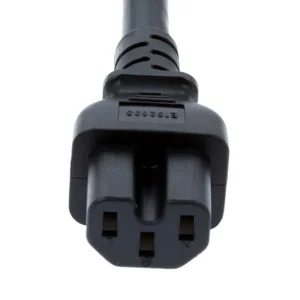 کابل برق 3 پین منبع تغذیه بافو مدل EU-C15 3Cx1.5MM طول 3 متر