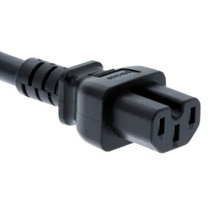 کابل برق 3 پین منبع تغذیه بافو مدل EU-C15 3Cx1.5MM طول 3 متر