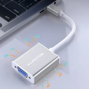 مبدل USB-C به VGA لنشن مدل UC-1080VGA