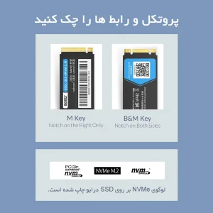 هاب داک استیشن SSD NVMe M.2 اوریکو مدل M2P2-C3-C