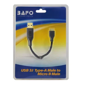 کابل هارد USB3.0 بافو مدل AM-MB3-GLD-150 طول 1.5 متر
