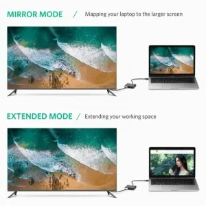 مبدل USB -C به VGA/HDMI یوگرین مدل 30843-MM123