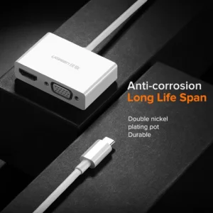 مبدل USB -C به VGA/HDMI یوگرین مدل 30843-MM123