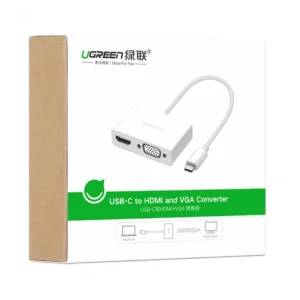 مبدل USB -C به VGA/HDMI یوگرین مدل 30843-MM123