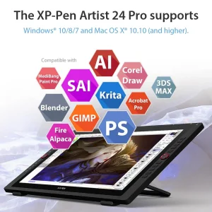 قلم نوری ایکس پی-پن مدل Artist 24 Pro 2K