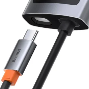هاب USB چهار پورت بیسوس مدل Metal Gleam CAHUB-CY0G