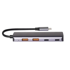 هاب 4 پورت usb-C و USB 3.0 کی نت مدلHC321