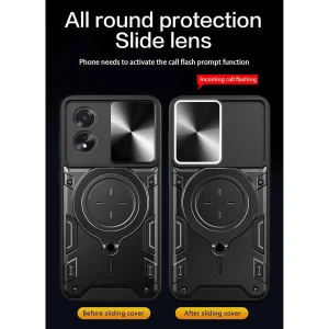 کاور اسپارتان مدل Magnet Ring Strap مناسب برای گوشی موبایل اوپو A78 4G به همراه بند آویز