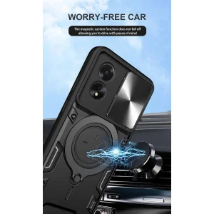کاور اسپارتان مدل Magnet Ring Strap مناسب برای گوشی موبایل اوپو A78 4G به همراه بند آویز