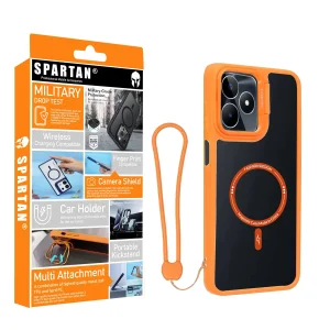 کاور اسپارتان مدل CasePro Magnetic Apple Strap مناسب برای گوشی موبایل ریلمی Realme Note 50 4G/ C53/ C51 به همراه بند