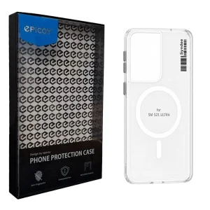 کاور اپیکوی مدل Syndee Transparent Magsafe مناسب برای گوشی موبایل سامسونگ Galaxy S21 Ultra
