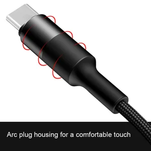 کابل تبدیل USB به USB-C یوسمز مدل SJ221 طول 1.2 متر