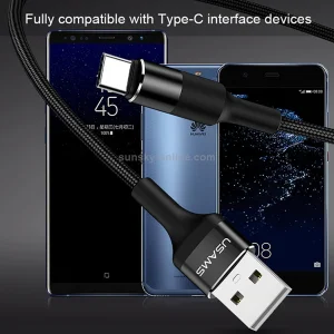 کابل تبدیل USB به USB-C یوسمز مدل SJ221 طول 1.2 متر