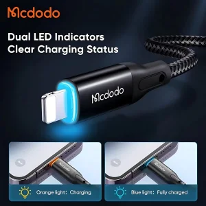 کابل تبدیل USB-C به لایتنینگ مک دودو مدل CA-305 طول 1.2 متر
