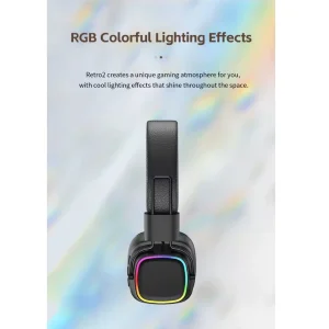هدست بلوتوثی دوپریم مدل Retro max RGB