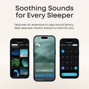 هدفون تو گوشی بلوتوثی انکر مدل Soundcore Sleep A30 با درایور داینامیک، طراحی مناسب استفاده هنگام خواب، نویز کنسلینگ فعال، پایش خواب و تشخیص خر و پف
