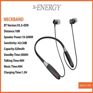 هدفون بلوتوثی ایکس انرژی مدل X-808