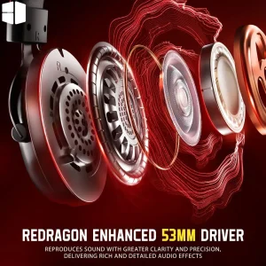 هدست گیمینگ بی سیم ردراگون مدل LUNA Pro